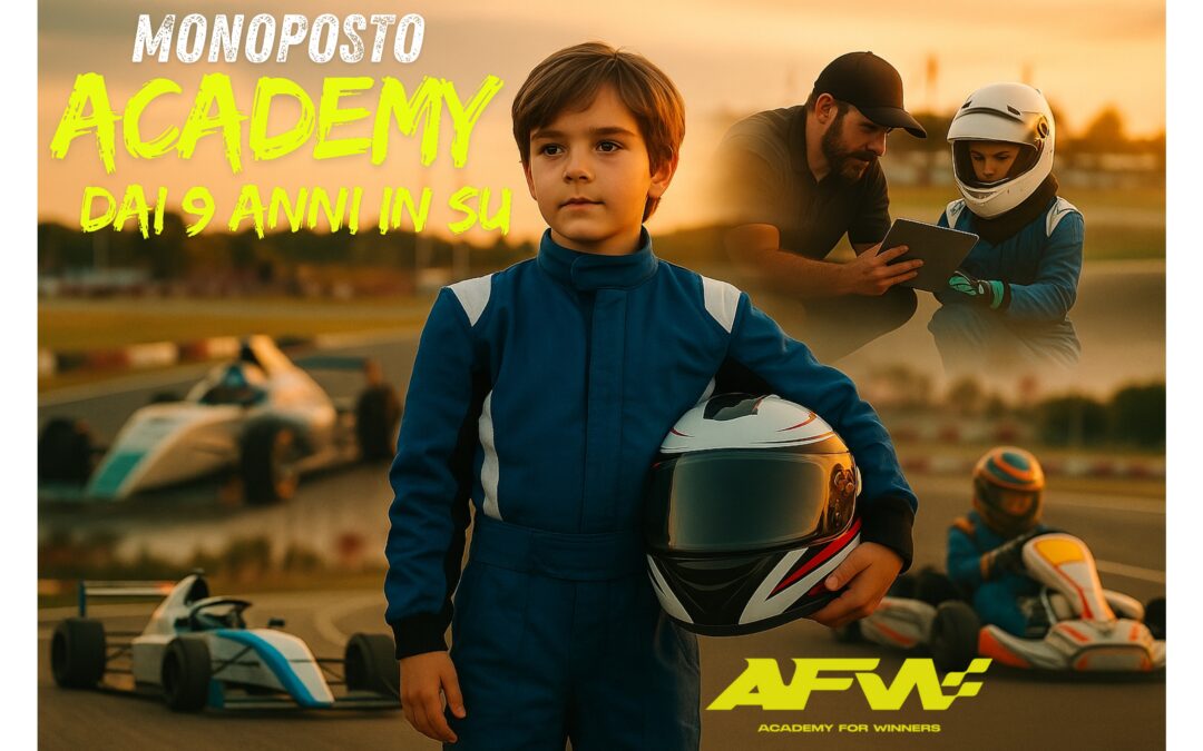 L’unico programma in Europa per portare i bambini verso la Formula 1 – firmato Academy for Winners