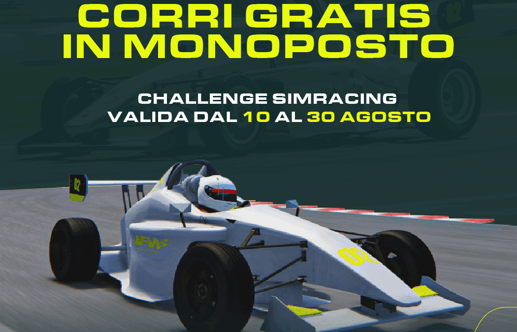 Challenge SimRacing vinci una giornata in monoposto