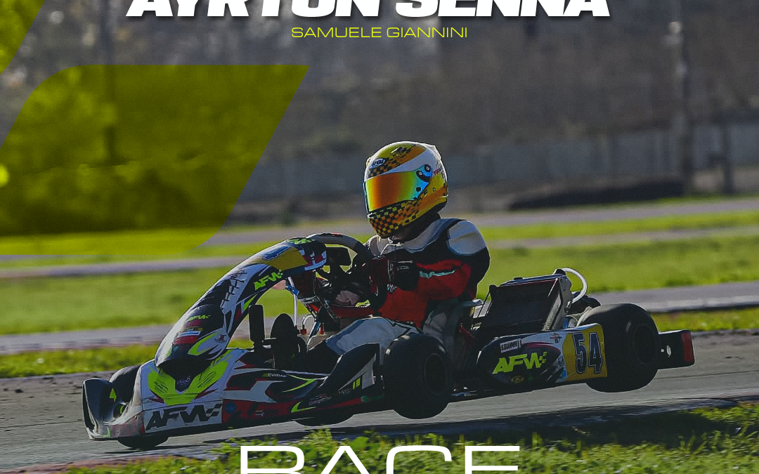 Samuele Giannini pronto all’ultima gara del Trofeo Ayrton Senna: Academy for Winners verso un finale internazionale di fuoco