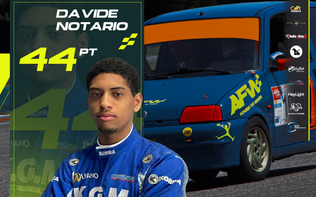 Davide Notario: dal kart amatoriale al test in monoposto, il sogno che diventa realtà