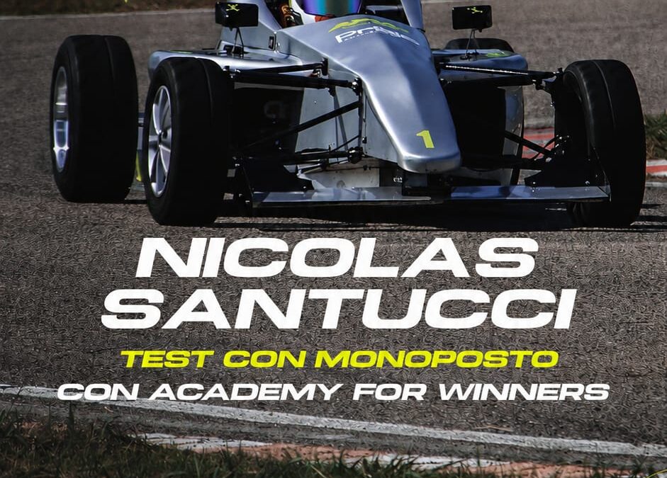 Nicolas Santucci sorprende in monoposto: a soli 11 anni firma un incredibile 55.00 con Academy for Winners
