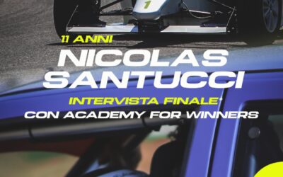 Nicolas Santucci chiude i test in monoposto con un eccellente 55.00: a 11 anni continua la sua crescita con Academy for Winners