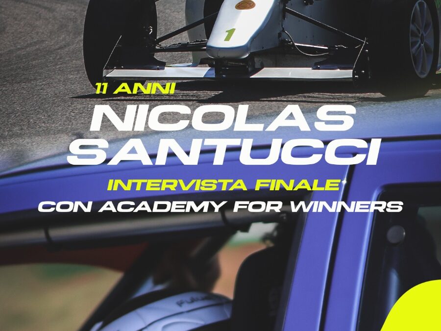 Nicolas Santucci chiude i test in monoposto con un eccellente 55.00: a 11 anni continua la sua crescita con Academy for Winners
