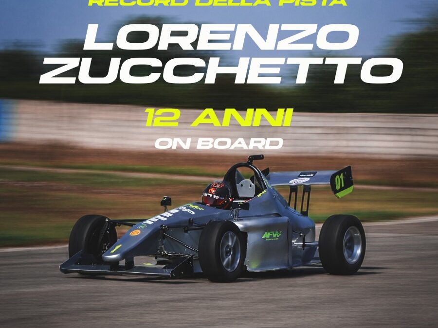 Lorenzo Zucchetto vola in monoposto: 52.80 a 12 anni con Academy for Winners