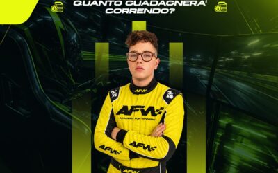 Matteo Trento pronto per l’allenamento SimRacing di Academy for Winners