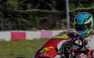 Giorgio Sapignoli in pista a Lonato per una nuova giornata di test